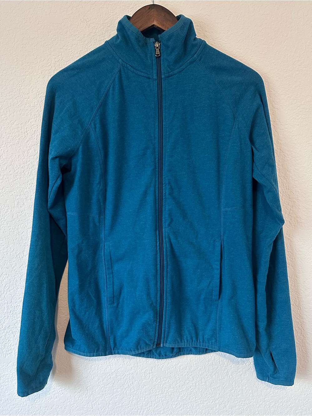 tek gear Teal Full-Zip Lightweight Pullover